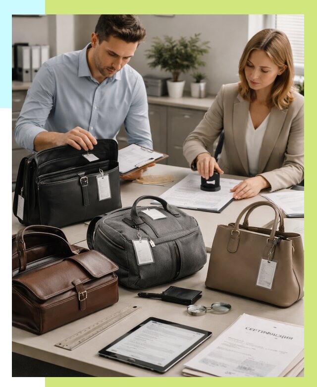 Сертификация сумок в Королёве от 7798 руб. | Алешин-Кор