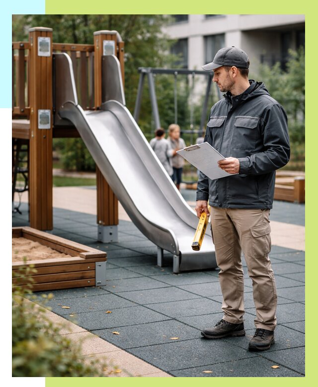 Сертификация детских площадок в Королёве от 25993 р. | Алешин-Кор