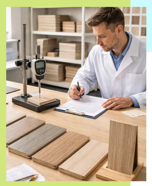 Сертификация ламината с испытаниями и оформлением документов в Королёве