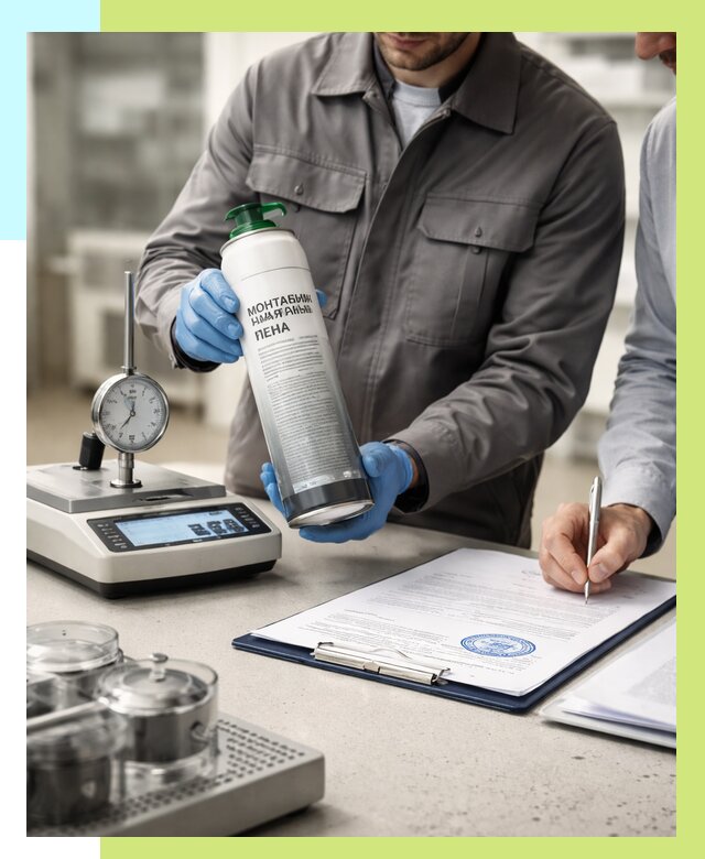 Сертификация монтажной пены в Королёве от 15596 р. | Алешин-Кор