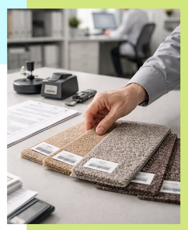 Сертификация ковролина в Королёве от 15596 р., Алешин-Кор