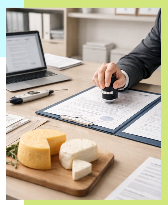 Сертификация сыров в Королёве от 15596 р | Сертификат на сыр Алешин-Кор