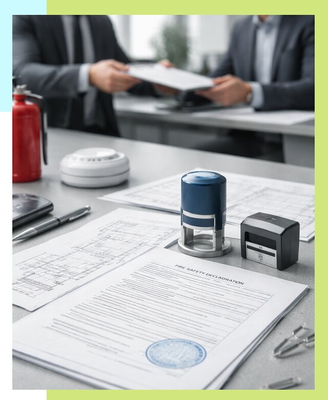 Декларация пожарной безопасности в Королёве от 8318 р. | Алешин-Кор