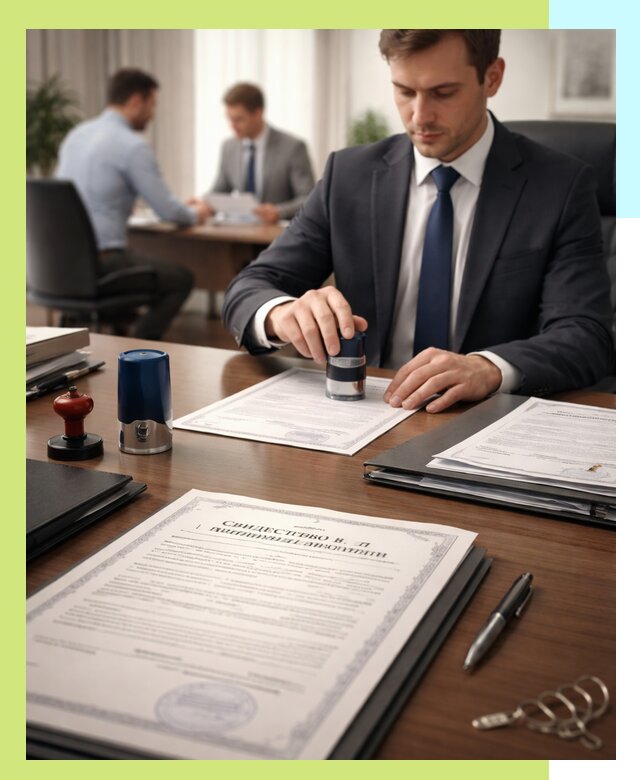 Оформление свидетельства о государственной регистрации в Королёве