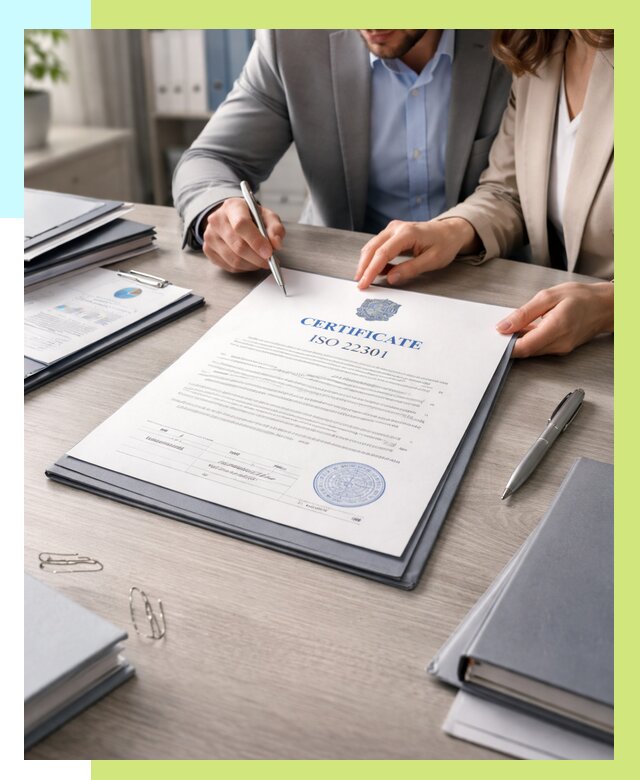 Сертификат ISO 22301 в Королёве от 46787 р. | Алешин-Кор срочно
